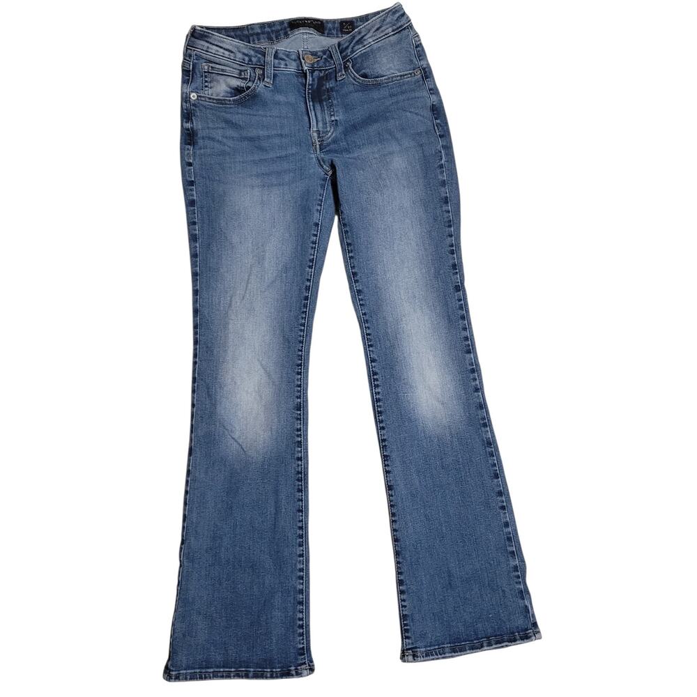 Lucky Brand Womens Low-Rise Lolita Bootcut Faded Stretch Jeans Size 4/27 EUC